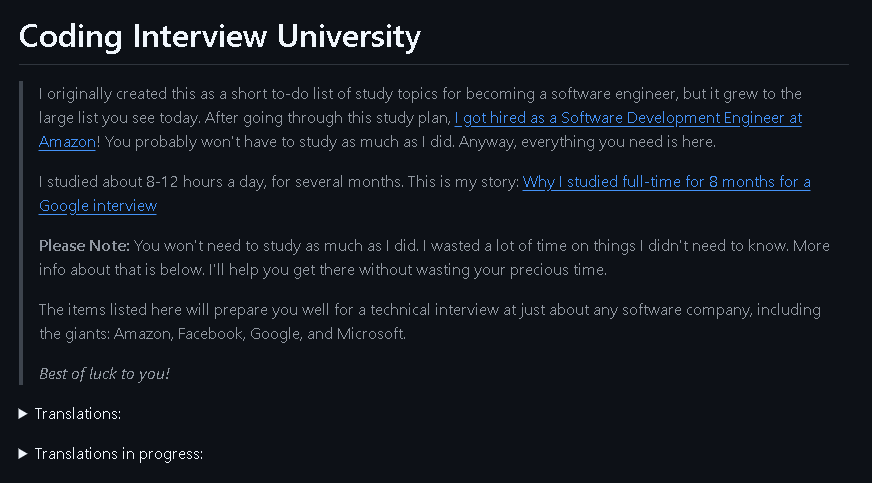 coding-interview-university